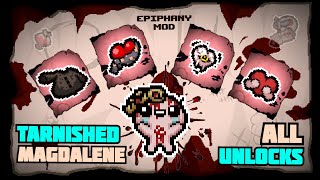 TARNISHED MAGGIES INSANE UNLOCKABLES  Epiphany Mod Showcase  The Binding of Isaac Repentance [upl. by Natye933]