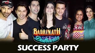 Badrinath Ki Dulhania Success Party  Full HD Video  Varun Alia John Kriti Arpita [upl. by Mcdowell7]