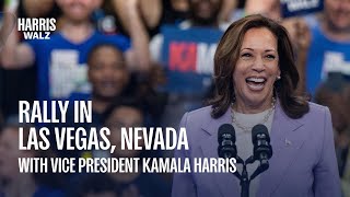 Vice President Kamala Harris Live from Las Vegas Nevada Campaign Rally [upl. by Josh]