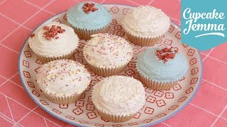 Eggless Vegan Cupcake Recipe  Cupcake Jemma [upl. by Adamec]