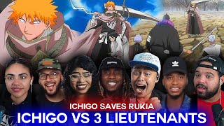 Ichigo saves Rukia  Bleach Ep 54 Reaction Highlights [upl. by Trip]