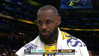 LeBron James after 3rd consecutive tripledouble Whatever the team needs  NBA on ESPN [upl. by Yrehcaz477]