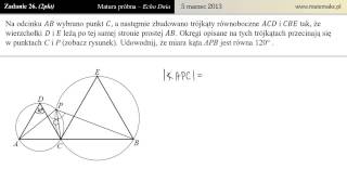 Zadanie 26  Matura próbna 05032013 Echo Dnia [upl. by Arondell701]