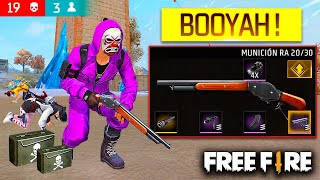 ME DIJERON QUE USARA ESTA ESCOPETA y ES MAS POTENTE por la ACTUALIZACION 😰 FREE FIRE [upl. by Neelat]