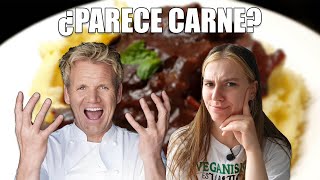 HICE EL FILETE VEGANO DE GORDON RAMSAY  soyvelen [upl. by Anastasius202]