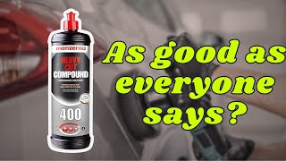 Menzerna Heavy Cut Compound 400  Is it as good as everyone says [upl. by Shaia]