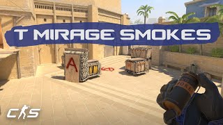 CS2 Mirage  Win Tside with these EASY smoke lineups [upl. by Rotow]