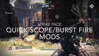 FPS Strike pack Quick scopes  Destiny 2 [upl. by Charbonnier106]