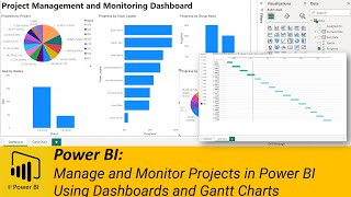 Power BI Manage and Monitor Projects in Power BI Using Dashboards and Gantt Charts [upl. by Ellinnet]