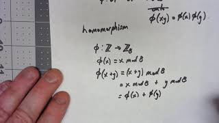 Abstract Algebra 104 Homomorphisms and Kernels [upl. by Annim36]