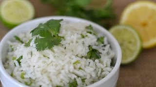 CILANTRO LIME RICE  How To Make Cilantro Lime Rice  SyS [upl. by Elodia]