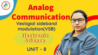 Amplitude Modulation  Vestigial sideband modulationVSB  Electronics Science  UGC NET [upl. by Trstram899]