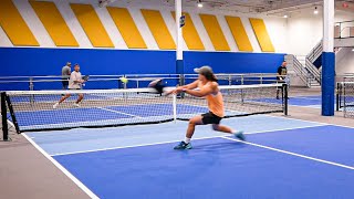 Day 29 of Tennis Player Learning Pickleball  Singles w Andre [upl. by Monahon]