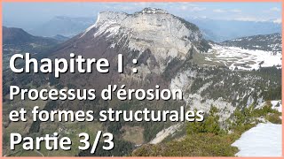 Processus dérosion et formes structurales 33  Géographie des environnements [upl. by Thorncombe966]