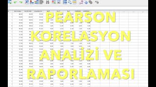 SPSS Korelasyon Analizi Pearson Korelasyonu ve Raporlaması [upl. by Maryrose]