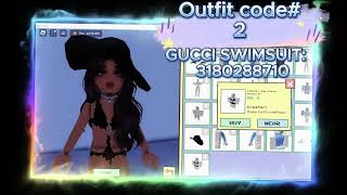 9 PREPPY SWIMSUIT CODES Berry avenue [upl. by Steinway]