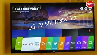 LG 55UJ635V 4K UHD TV Unboxing und Erfahrung [upl. by Frydman611]