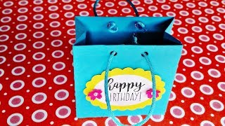 Basteln Tolle Geburtstags Geschenktüte selber machen  Treat Bag DIY [upl. by Eillil]