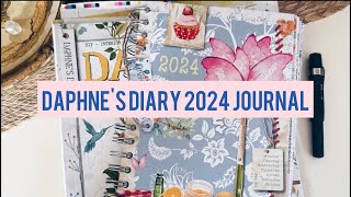 Planner flip through  Daphnes Diary 2024 journal [upl. by Rohn]