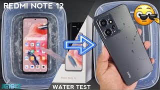 Redmi Note 12 Water Test 💦💧 iP53 Test Of Redmi Note 12 [upl. by Ahsiri]