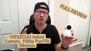 WESECUU Indoor 1080p Camera Review amp Tutorial  PanTilt Wireless Model TCP8020TFW2Z [upl. by Kaitlynn755]