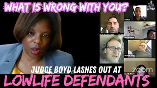 Judge Boyd Lashes Out At Lowlife Defendants  RETRO BOYD [upl. by Lasyrc]