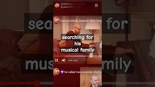 Indie Singer Songwriter seeking his musical family 💕 christophercampanile singersongwriter [upl. by Artenehs404]