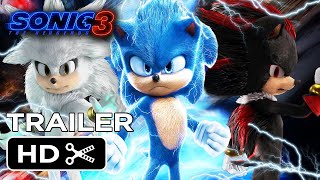 SONIC THE HEDGEHOG 3 2024  Full Trailer Concept  Paramount Pictures [upl. by Anaicilef]