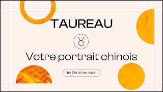 TAUREAU ♉ votre Portrait Chinois by Christine Haas [upl. by Raji]