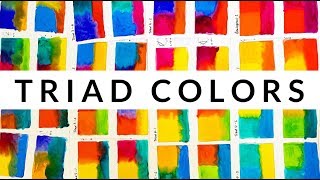 Color Theory Ep10 Triad Color Scheme [upl. by Orimar616]