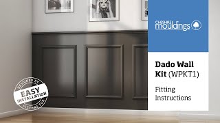 Cheshire Mouldings  Dado wall kit fitting instructions [upl. by Ahseet]