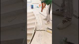 Marble fixing on round upstand starfixerline marble [upl. by Lewendal]