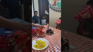 Sparkling candle birthday cake fun 😂🤭🥴 Abel5 oldvideo birthday2022 funnyvideo throwbackvideo [upl. by Eseela902]