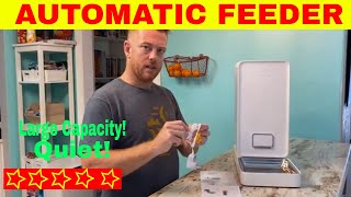 Pet Kit Automatic Cat feeder Review and unboxing  Pet net Alexa enabled [upl. by Wickham]