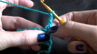 Start a Double Crochet Afghan  Blanket Tutorial [upl. by Emory]