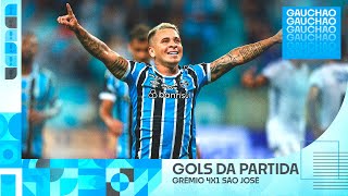 GOLS I GRÊMIO 4x1 SÃO JOSÉ CAMPEONATO GAÚCHO 2024 [upl. by Bendick]