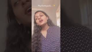 Akashamayavale…✨singing singer akashamayavale shortsfeed daily youtube shahabazaman bijibal [upl. by Earehs]