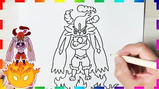 How to draw Gigantamax Cinderace  Pokemon easy drawing [upl. by Ona]