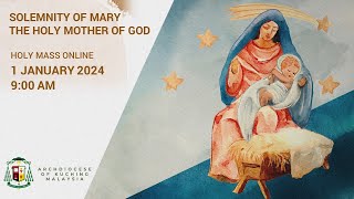 New Years Day Mass  Solemnity of Mary the Holy Mother of God  1 January 2024 [upl. by Terrijo708]