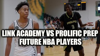 Link Academy vs Prolific Prep Tre Johnson vs Aj Dybansta Tyran Stokes Labaron Philon [upl. by Hillhouse746]