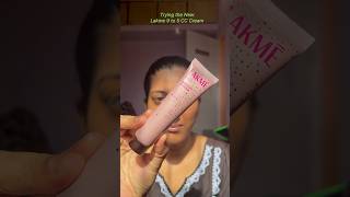 New Lakmé 9 to 5 CC cream  Everyday Makeup lakme shorts [upl. by Chen553]