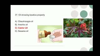 Pharmacognosy MCQ 26  50  Pharma MCQnest by PharmaElite [upl. by Josie]