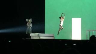 Sia  Chandelier  Live  Oracle Arena 100116 [upl. by Buddy]