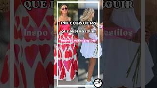 Influencers que debes seguir si amas la moda influencer instagram famousinfluencers [upl. by Leanatan]