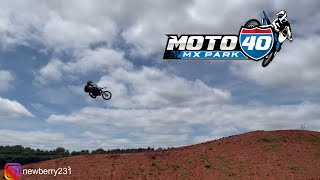 Track Daze  Moto40 MX Park CHAD REEDS TRACK Statesville NC [upl. by Yecniuq831]