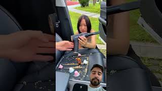 Cordless vacuum cleaner for car cleaning funny music automobile goodthing crazycars carwars [upl. by Eart]