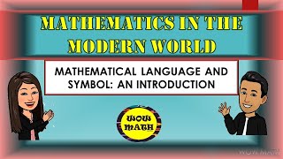 MATHEMATICAL LANGUAGE AND SYMBOL AN INTRODUCTION  MATHEMATICS IN THE MODERN WORLD [upl. by Everson]