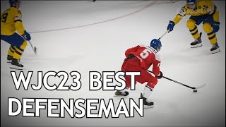 David Jiříček  WJC 2023 Best Defenseman  Highlights [upl. by Buddy135]