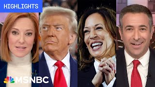 Countdown to the 2024 election Election eve  MSNBC Highlights [upl. by Alina]