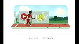 Google doodles  hurdles2012 [upl. by Higinbotham]